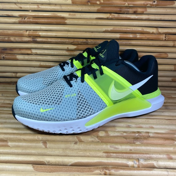 nike training renew fusion trainers in white and pink